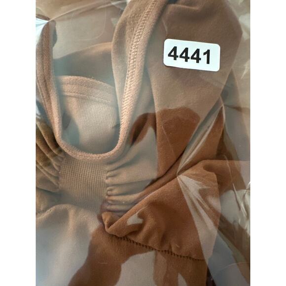 SKIMS Seamless Sculpt Thong Bodysuit Stretch Shapewear in Brown Size 4XL - Picture 7 of 7